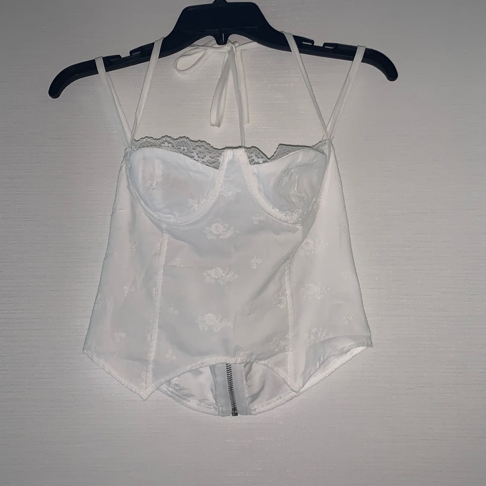 White Corset top